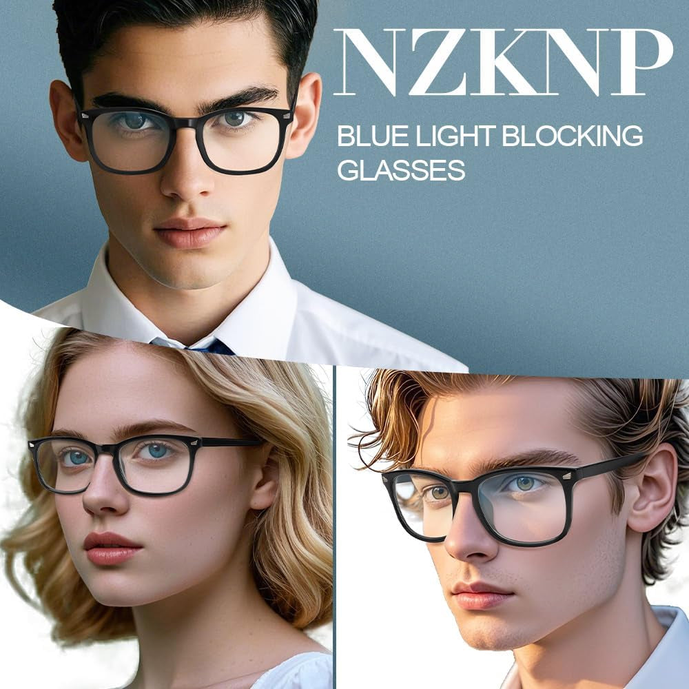 Blue Light Glasses for Woman Men,Blue Light Blocking Glasses,Clear Glasses