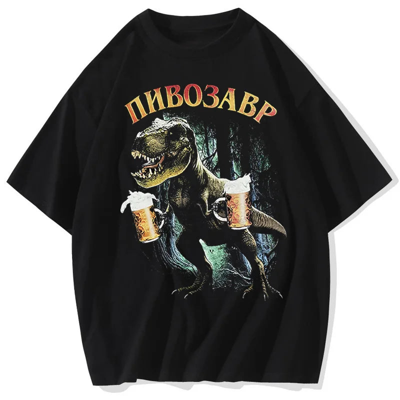 Pivosaurus Graphic T-Shirt — Unisex Streetwear Tee for Men & Women