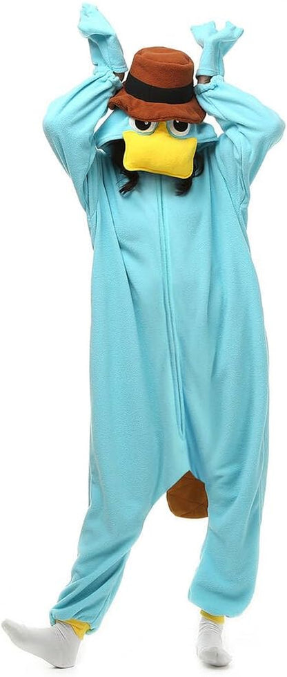 Unisex Adult Onesie Pyjamas Christmas Costume Skyblue