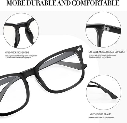 Blue Light Glasses for Woman Men,Blue Light Blocking Glasses,Clear Glasses