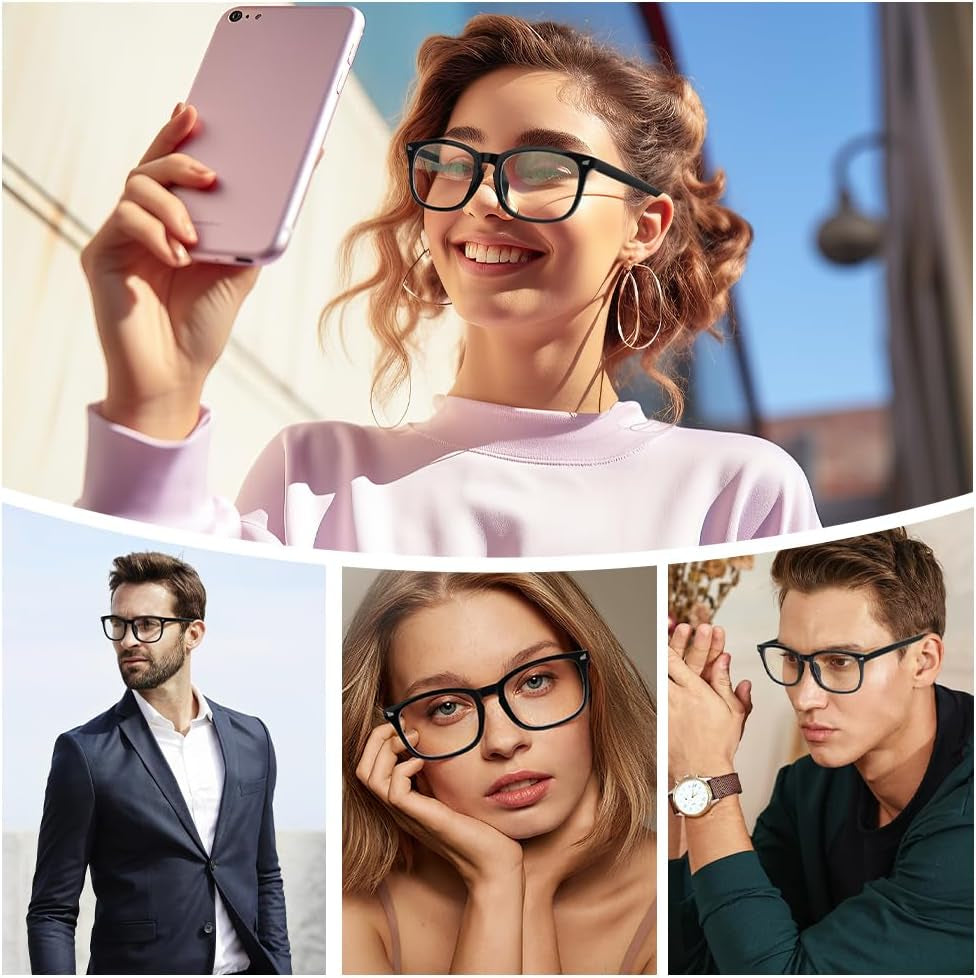 Blue Light Glasses for Woman Men,Blue Light Blocking Glasses,Clear Glasses