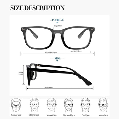 Blue Light Glasses for Woman Men,Blue Light Blocking Glasses,Clear Glasses
