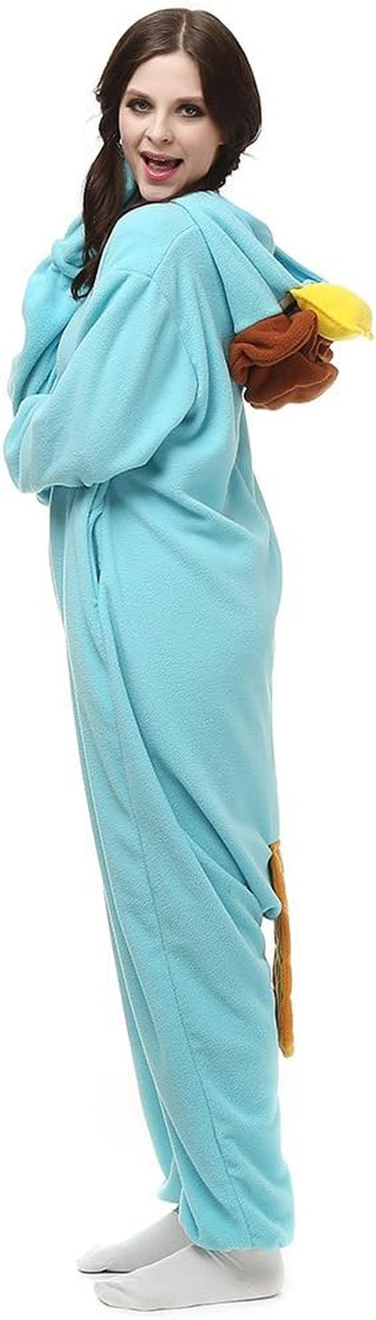 Unisex Adult Onesie Pyjamas Christmas Costume Skyblue